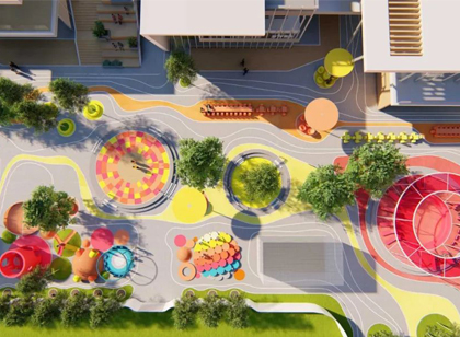 色彩點綴下的公共空間，多元化藝術形態也能成為終極流量