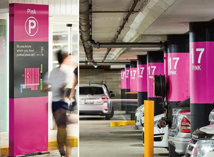 標識導視設計讓停車成為一門藝術，不繞暈
