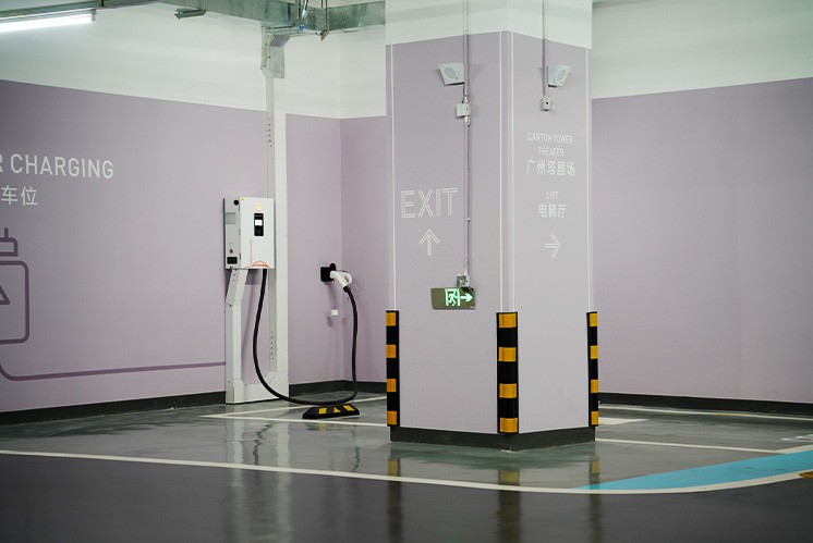 廣州塔停車場導視|以松蘭竹菊之韻，繪就現代停車空間的文化意境